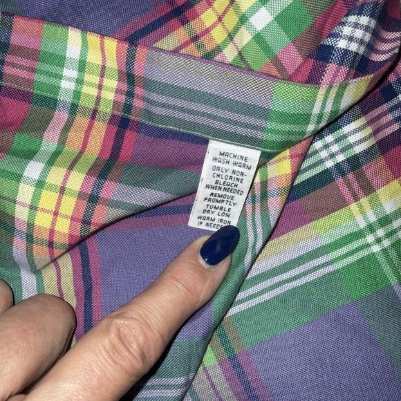 RALPH LAUREN Men Custom Fit Long Sleeve Casual Formal Shirt Size L - Picture 4 of 7